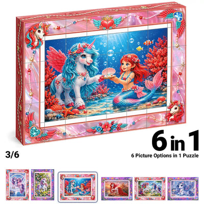 TOSY Picture Cube Fairy Unicorns