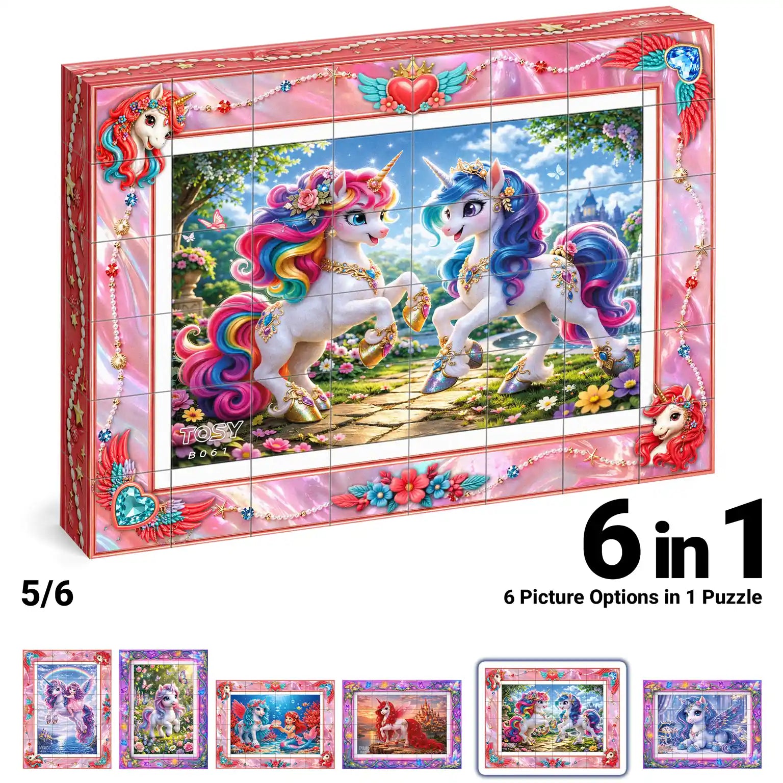 TOSY Picture Cube Fairy Unicorns