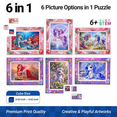 TOSY Picture Cube Fairy Unicorns