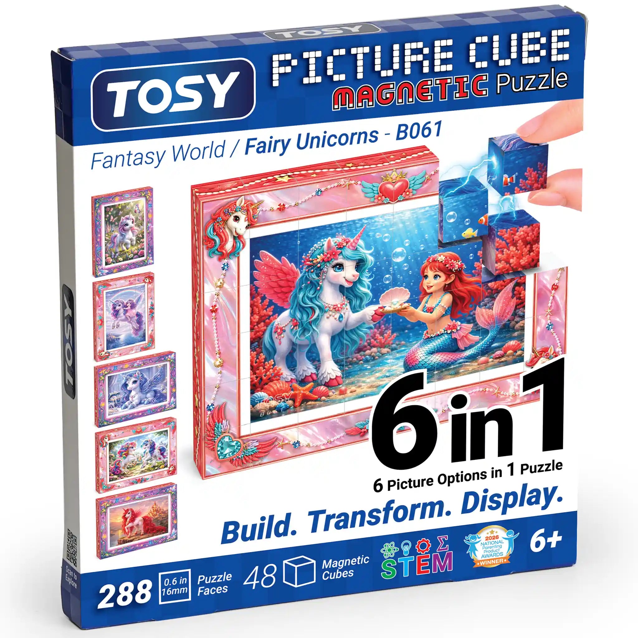 TOSY Picture Cube Fairy Unicorns