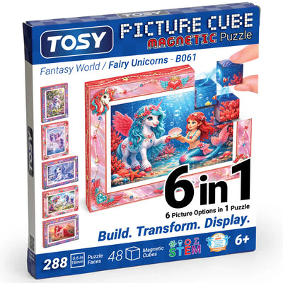 TOSY Picture Cube Fairy Unicorns
