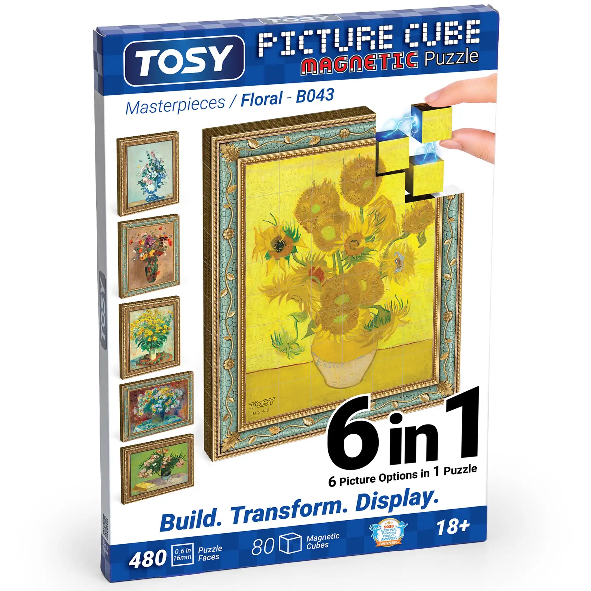 TOSY Picture Cube Floral
