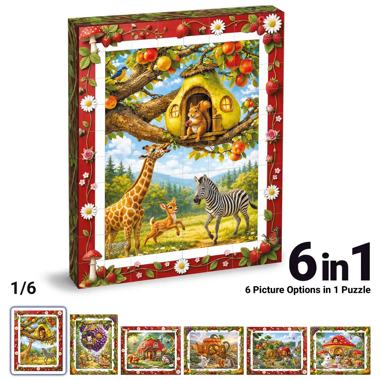 TOSY Picture Cube Fruity Wonderland