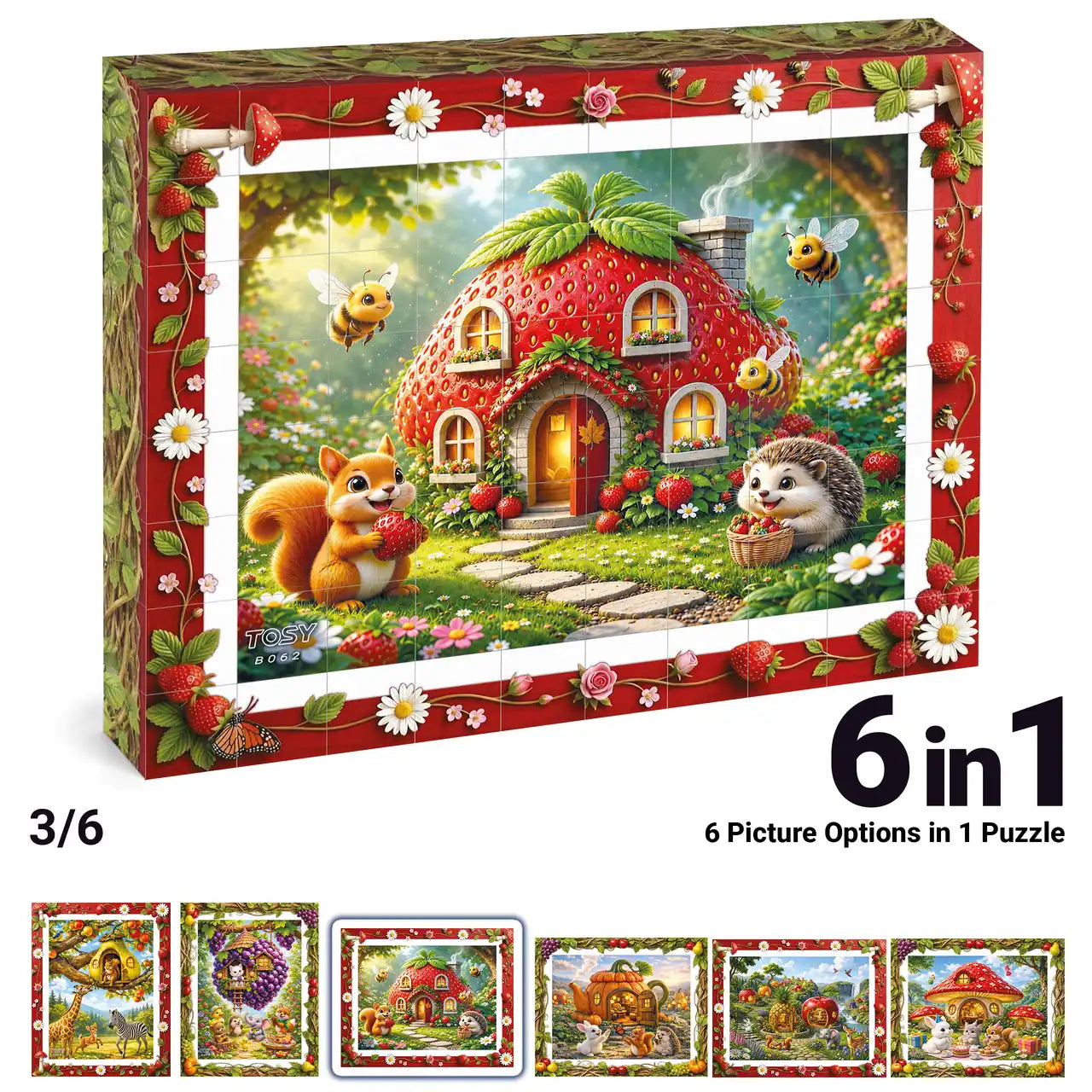 TOSY Picture Cube Fruity Wonderland