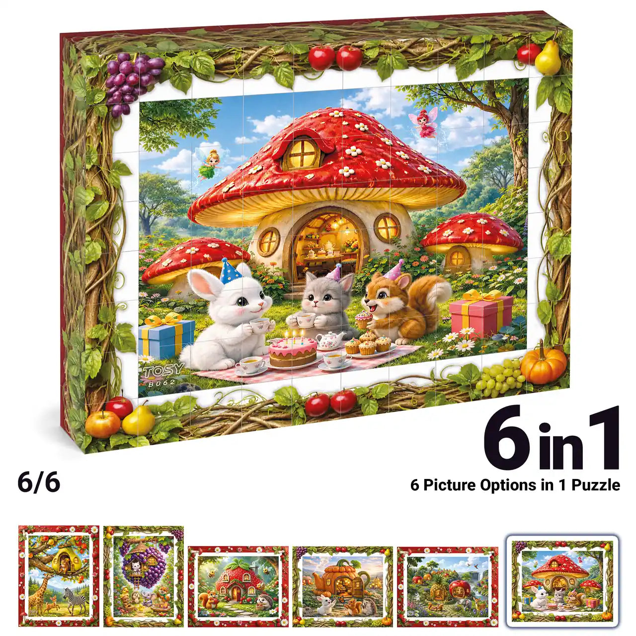 TOSY Picture Cube Fruity Wonderland
