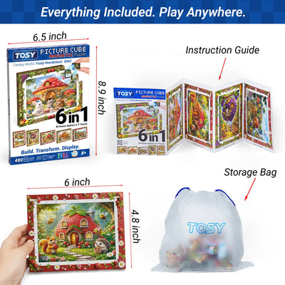 TOSY Picture Cube Fruity Wonderland