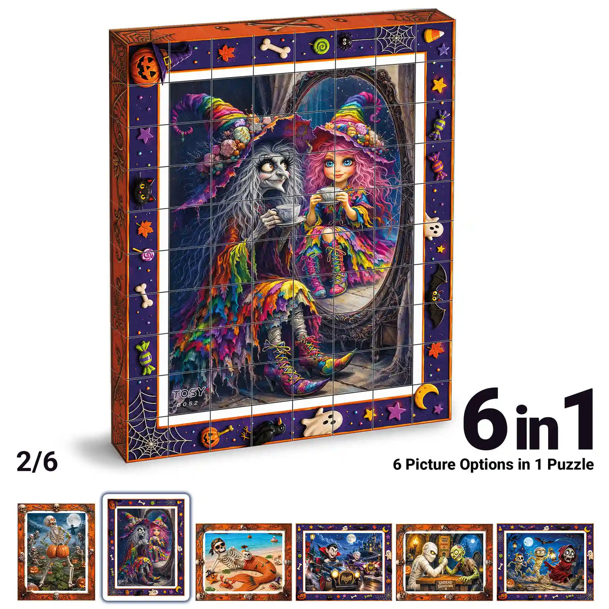 TOSY Picture Cube Halloween Spooky Fun