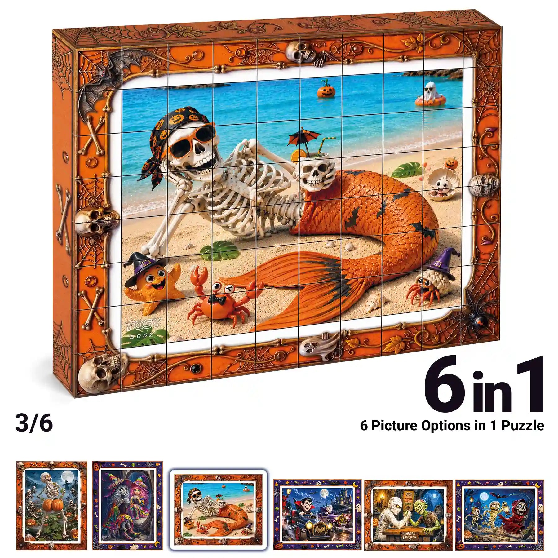 TOSY Picture Cube Halloween Spooky Fun