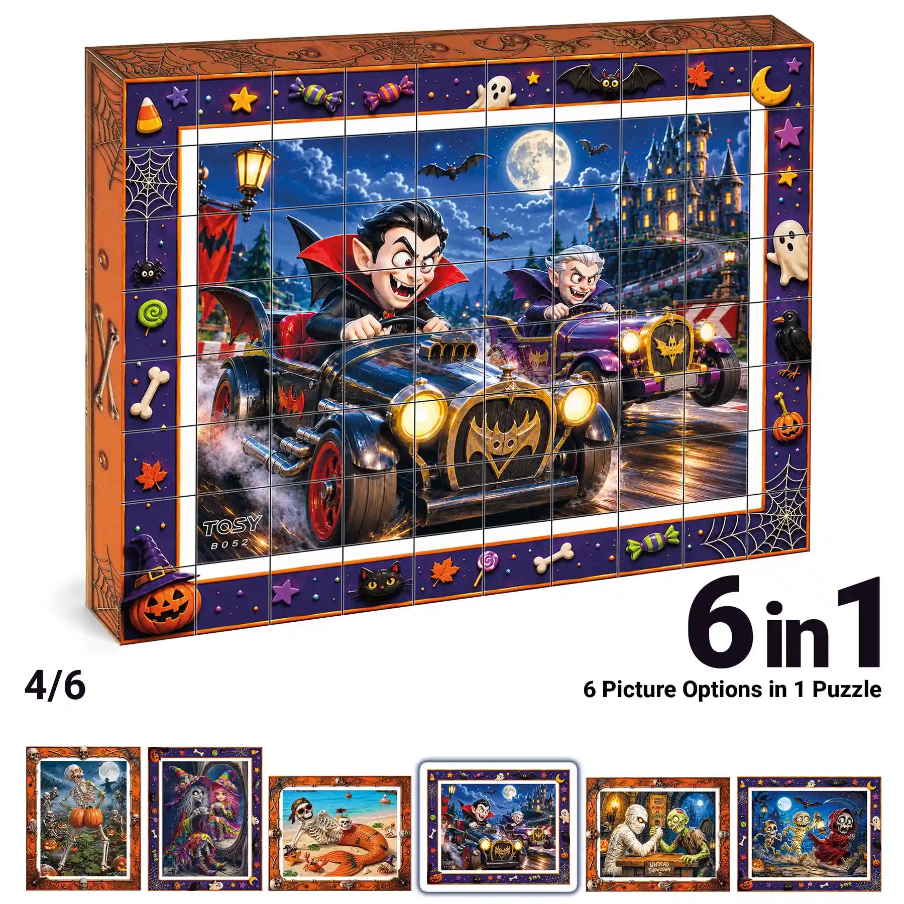 TOSY Picture Cube Halloween Spooky Fun