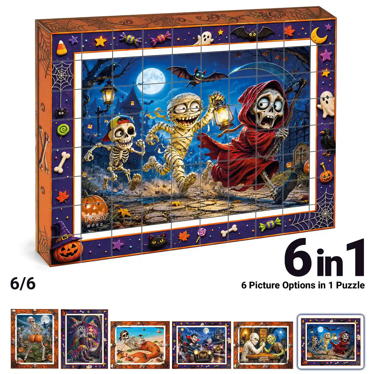 TOSY Picture Cube Halloween Spooky Fun