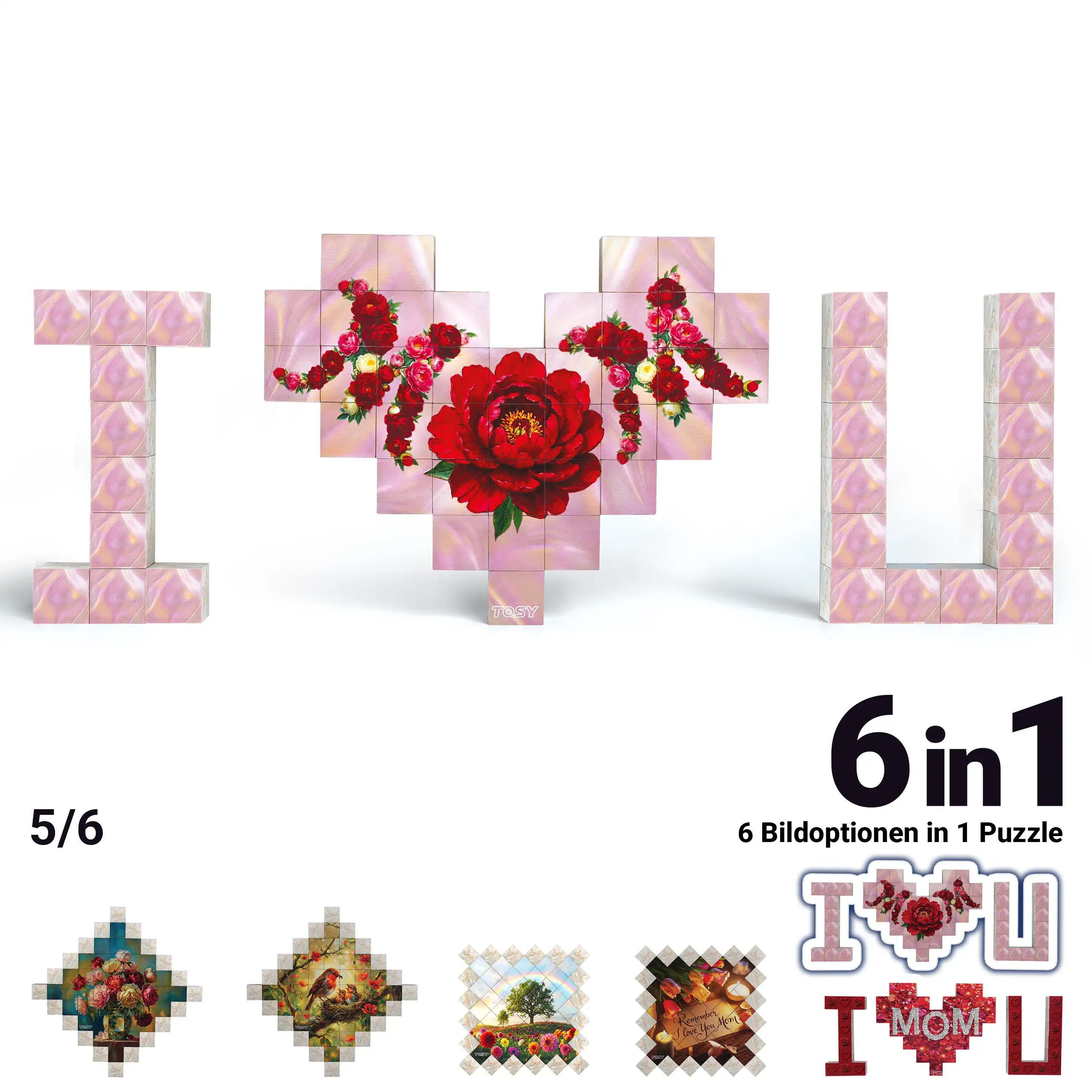 TOSY Picture Cube I Love You Mom
