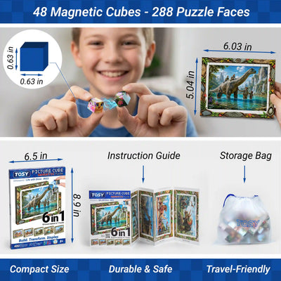 TOSY Picture Cube Life with Dinos
