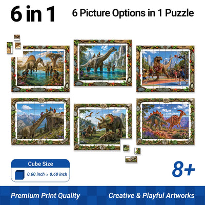 TOSY Picture Cube Life with Dinos