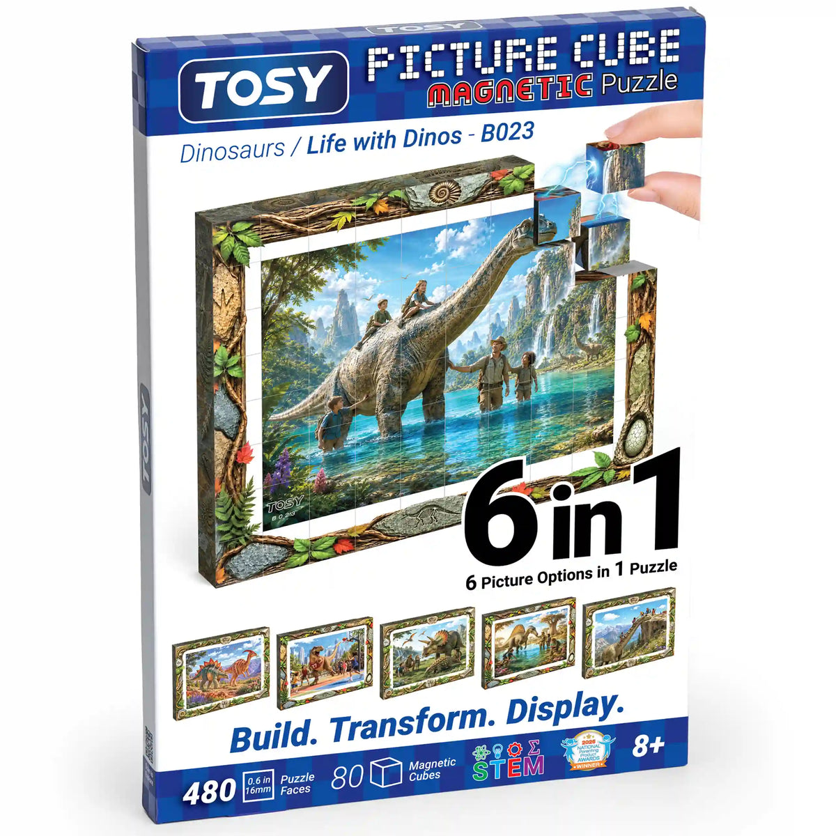 TOSY Picture Cube Life with Dinos