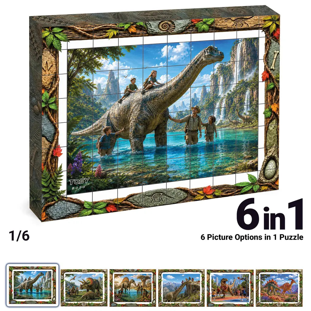 TOSY Picture Cube Life with Dinos