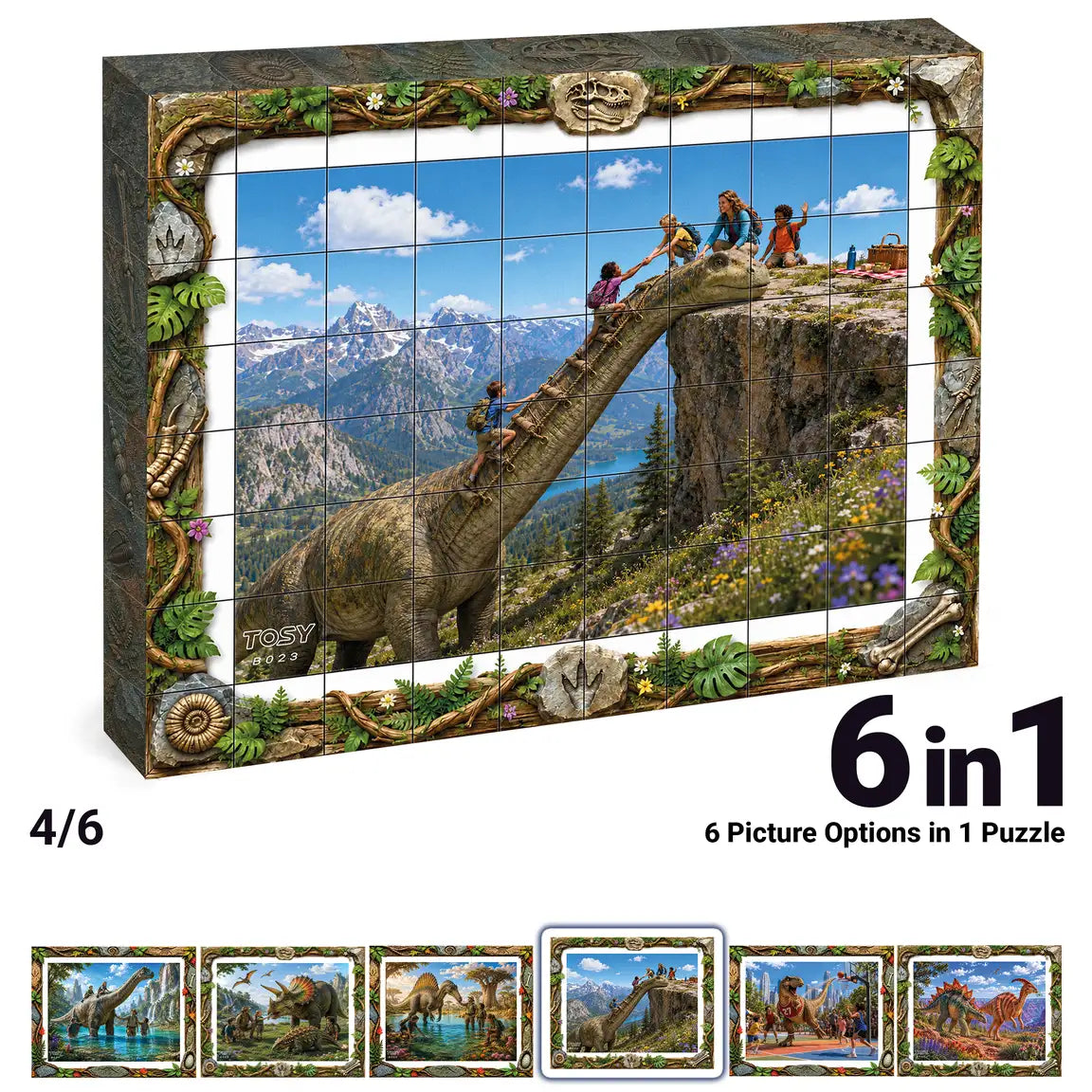 TOSY Picture Cube Life with Dinos