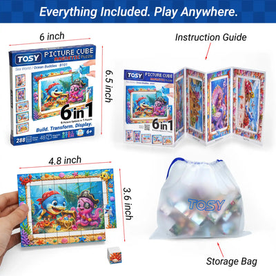 TOSY Picture Cube Ocean Buddies