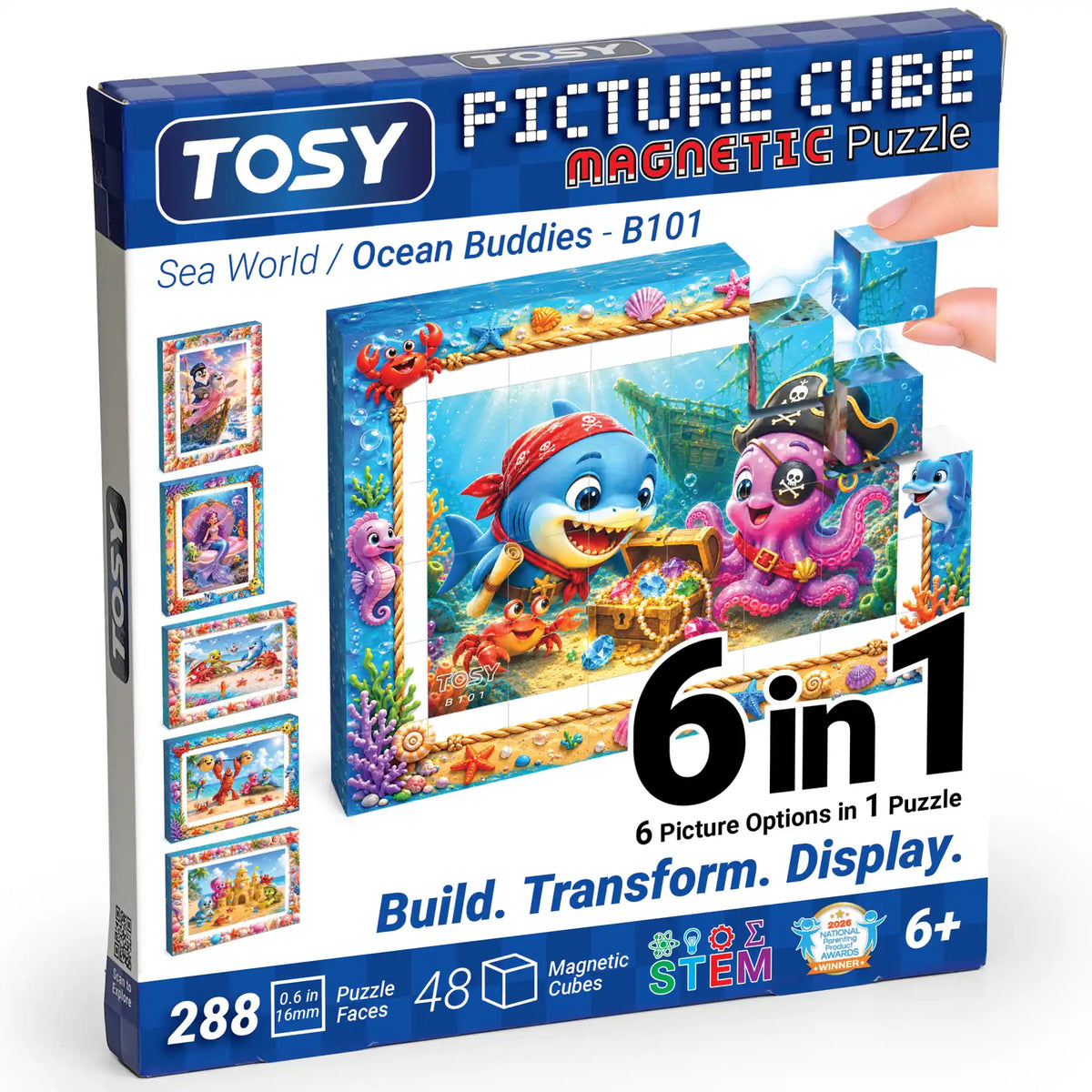 TOSY Picture Cube Ocean Buddies
