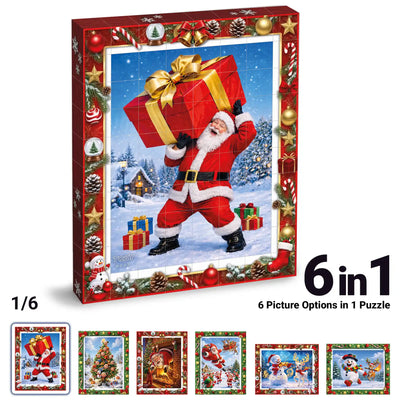 TOSY Picture Cube Playful Santa