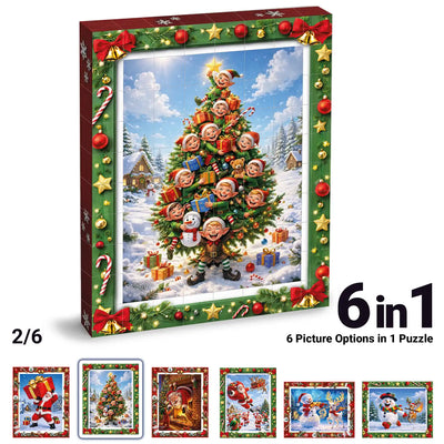 TOSY Picture Cube Playful Santa