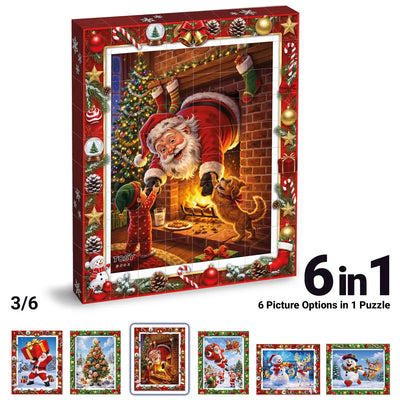 TOSY Picture Cube Playful Santa