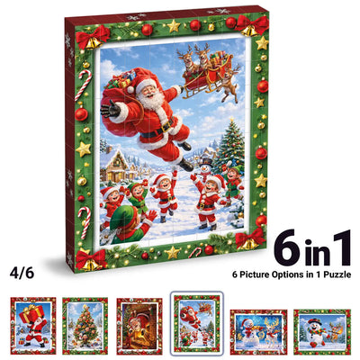 TOSY Picture Cube Playful Santa