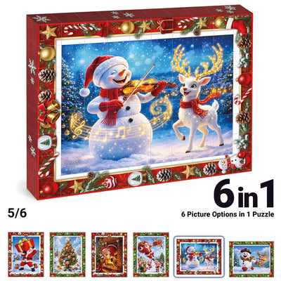 TOSY Picture Cube Playful Santa