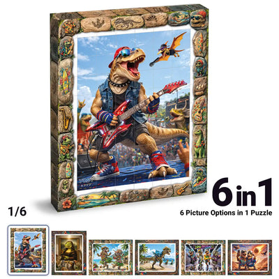 TOSY Picture Cube Wacky Dinos