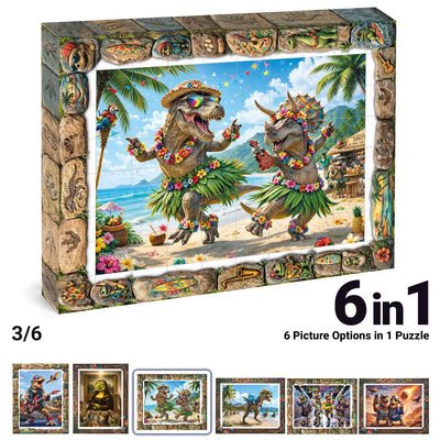 TOSY Picture Cube Wacky Dinos