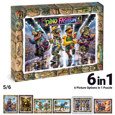 TOSY Picture Cube Wacky Dinos