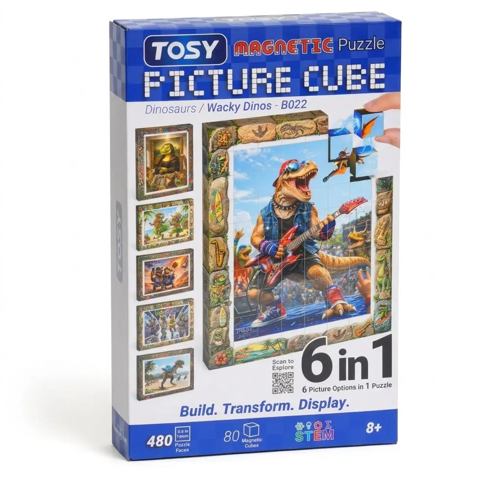 TOSY Picture Cube Wacky Dinos
