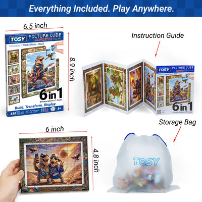 TOSY Picture Cube Wacky Dinos