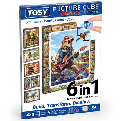 TOSY Picture Cube Wacky Dinos